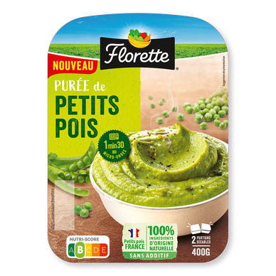 Purée de petits pois FLORETTE 2x200g
