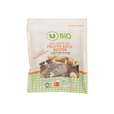 Mélange de fruits secs "Tonus" - Sachet 125g