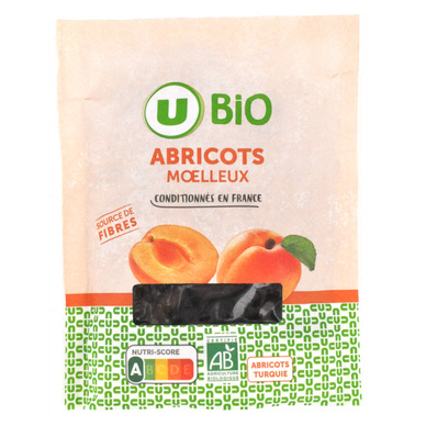 Abricots moelleux bio - Sachet 200g