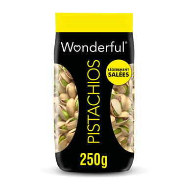 Pistache légèrement salée Wonderful - Sachet 250g
