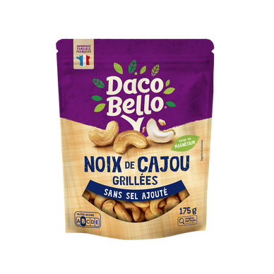 Noix de cajou grillée non salée DACO BELLO - Sachet 175g