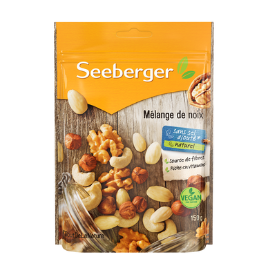 Assortiment de noix Seeberger - Sachet 150g