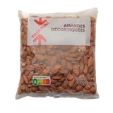 Amandes décortiquées, Prix Mini, sachet, 500g