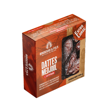 Datte Medjool "L'Atypique" - BROUSSE&FILS, boîte carton 200g
