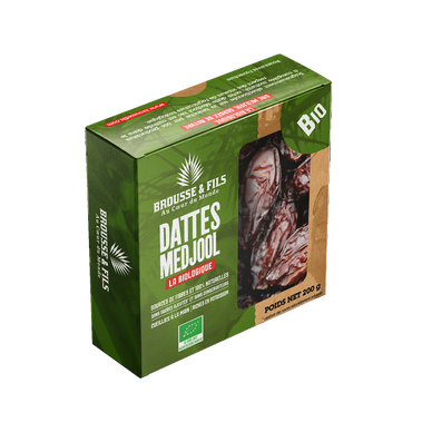 Datte Medjool BIO - BROUSSE&FILS, barquette 200g