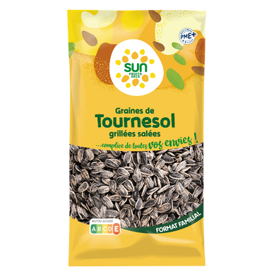 Graines de tournesol grillées et salées, SUNFOODS, Sachet 250g