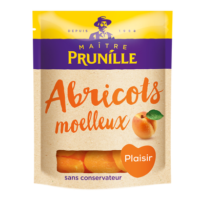 Abricot sec moelleux, MAITRE PRUNILLE, sachet 250g