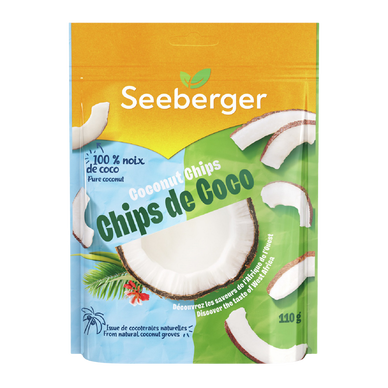 Chips de coco Seeberger - Sachet 110g