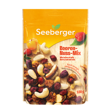 Assortiment de baies séchées et de noix Seeberger - Sachet 150g