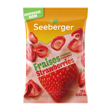 Fraises lyophilisées SEEBERGER sachet 15g