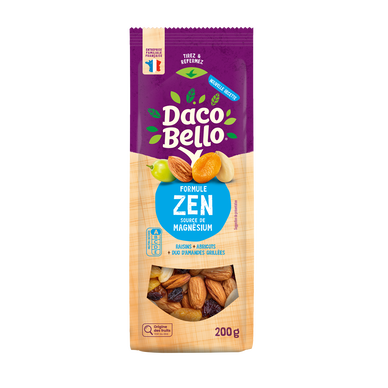 Mélange de fruits secs "Formule Zen" Dacobello - Sachet 200g