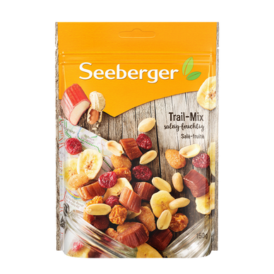 Mélange de Fruits secs et graines Trail Mix Seeberger - Sachet 150g