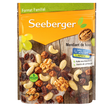 Mélange de graines "Mendiant de luxe" Seeberger - Sachet 400g