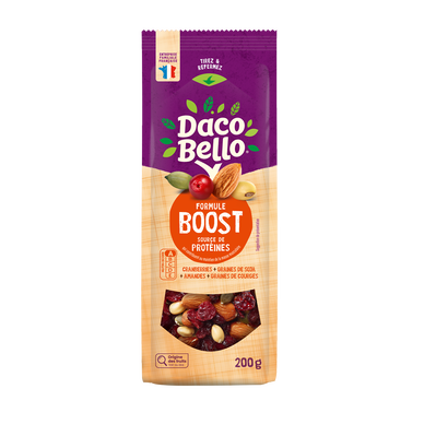 Mélange de fruits secs et graines "Formule Boost" Daco Bello - Sachet200g
