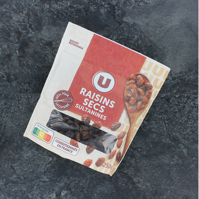 Raisin sec Sultanine - Sachet 250g