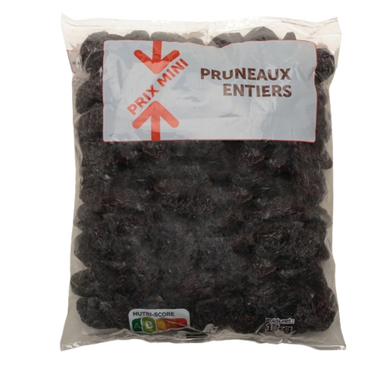 Pruneau entier moyen PRIX MINI - Sachet 1kg