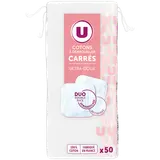 Coton carré douceur  x50