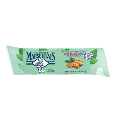 Recharge crème lavante mains lait d'amande LE PETIT MARSEILLAIS 250mL