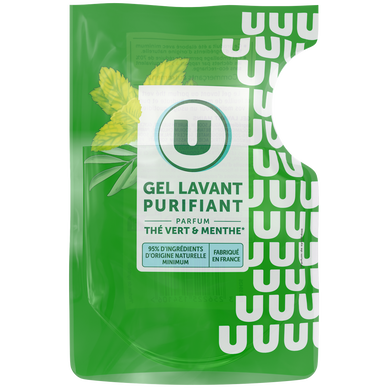 Gel lavant purifiant thé menthe, recharge 250ml