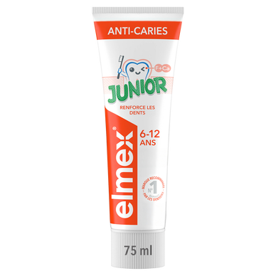 Dentifrice enfant Anti-Caries 6-12 ans ELMEX Kids - tube 75ml