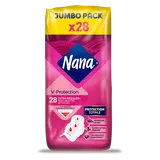 Serviettes hygiéniques ultra régulier plus jumbo pack NANA x28