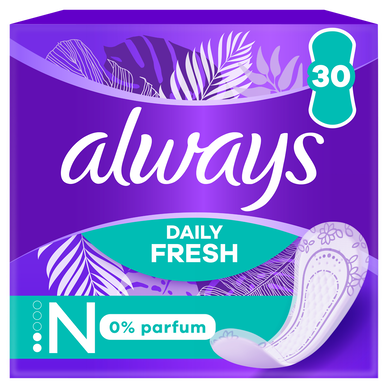 Protège-slip fresh normal ALWAYS 0% de parfum x30