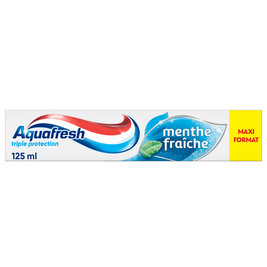 Dentifrice triple protection menthe fraîche AQUAFRESH x125ml
