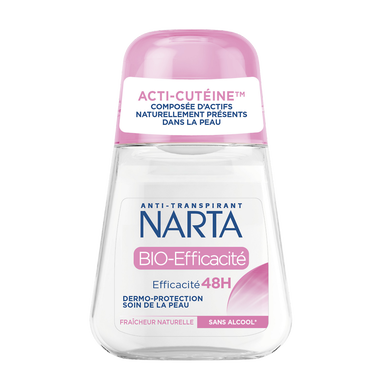 Déodorant Femme BioEfficacité 48h Anti-Odeurs NARTA - bille 50 ml