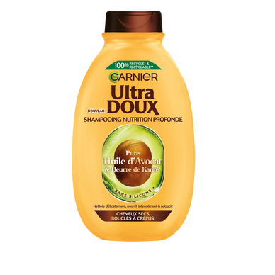 Shampooing nutrition cheveux bouclés à frisés ULTRA DOUX -300 ml