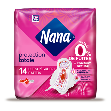 Serviettes hygiéniques ultra régulier plus NANA x14