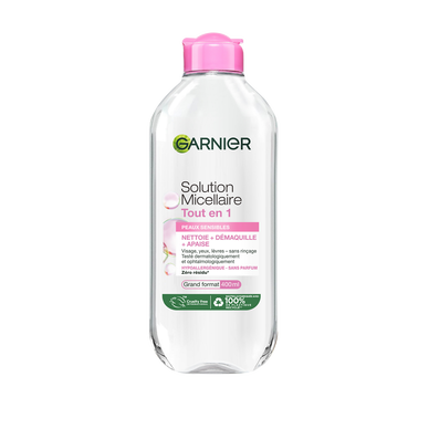 Démaquillant skinactive tout en 1 peaux sensibles GARNIER - flacon 400ml