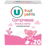 Compresses douceur bébé 15cmx30cm - x20