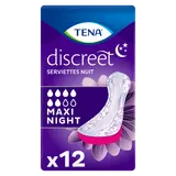 Serviettes pour incontinence Silky Softness maxi night TENA LADY, x12