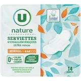 Serviettes hygiéniques ultra minces normal + x14
