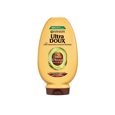 Après-shampoing nourrissant avocat karité ULTRA DOUX - flacon 250ml