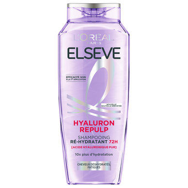 Shampooing purifiant ré-hydratant 72h ELSEVE HYALURON REPULP -250 ml