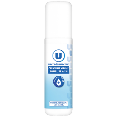 Désinfectant chlorhexidine aqueuse à 2%  spray de 100ml