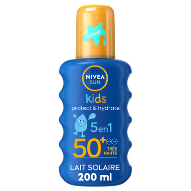 Crème solaire Spray KIDS Protect & Hydratant SPF50+ NIVEA SUN 200ml