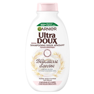 Shampoing hydratant délicatesse d'avoine ULTRA DOUX - flacon 300ml