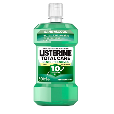 Bain de bouche LISTERINE total care dents/gencives 500ml