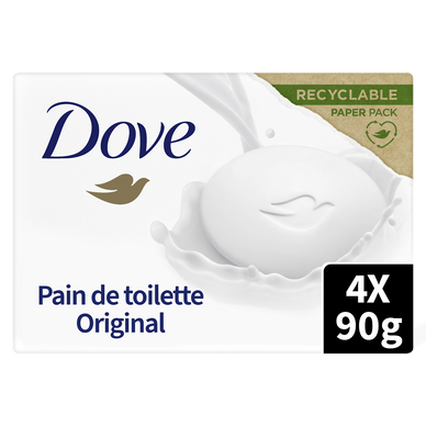 Pain de Toilettes Original DOVE 4x90g