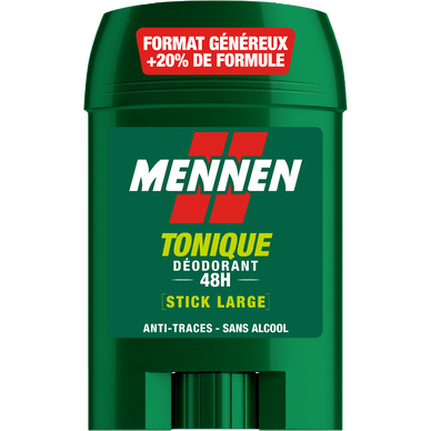 Déodorant homme anti-traces sans alcool efficacité 24h MENNEN - stick60 ml