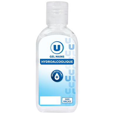 Gel nettoyant mains hydroalcoolique antibactérien sans rinçage  75ml