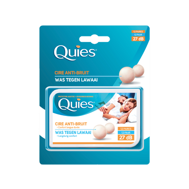 Protection auditives en cire naturelle QUIES, x24