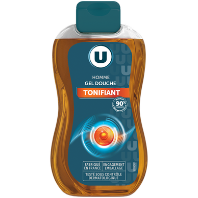 Gel douche homme tonifiant, flacon 250ml