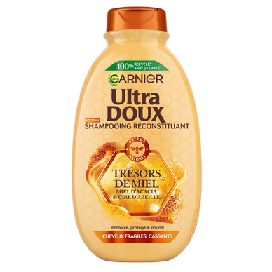 Shampoing reconstituant trésor de miel ULTRA DOUX - flacon 300ml