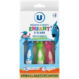 Brosse à Dent enfant 3/6 ans x3