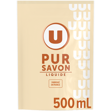Recharge de savon liquide pur U en flacon 500mL