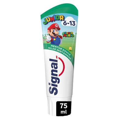 Dentifrice enfant 6-13 ans menthe douce super mario SIGNAL 75ml