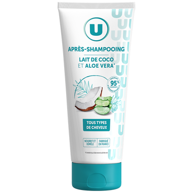 Après shampooing Tous types de cheveux, lait de coco & aloe véra - 200ml